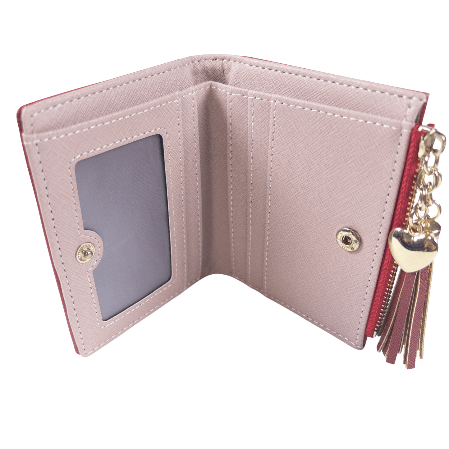 : Aureline Mini Wallet - Ruby Red - Emilia Charms