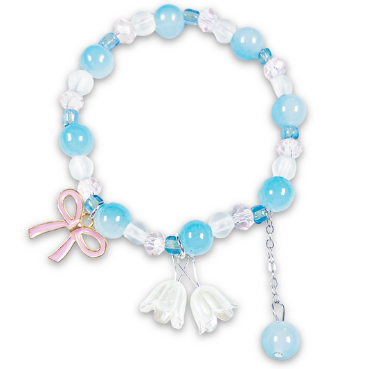Floretta Charm Bracelet - Azure Bloom