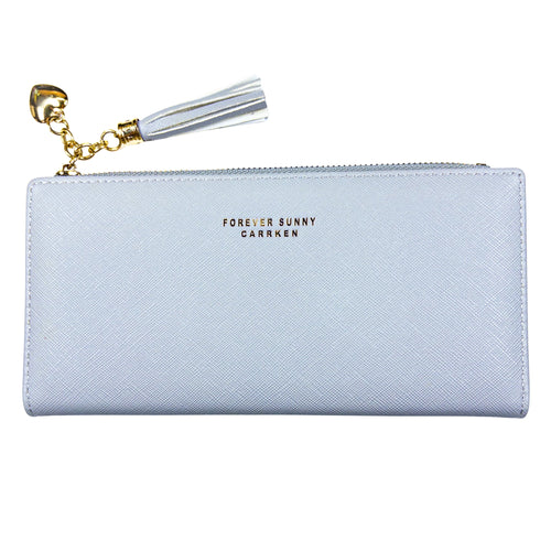 : Aureline Long Wallet - Dove Gray - Emilia Charms