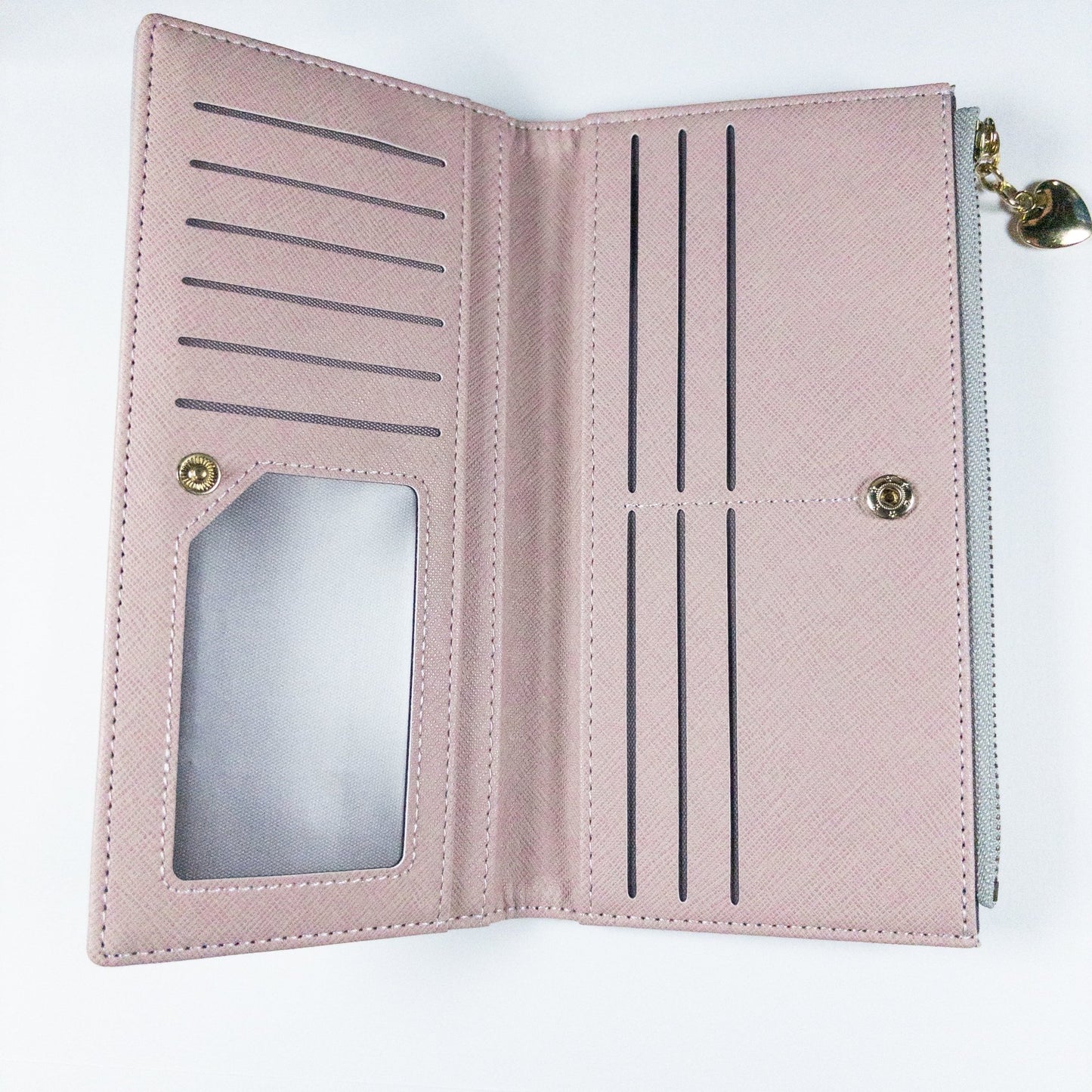 : Aureline Long Wallet - Dove Gray - Emilia Charms
