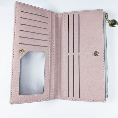 : Aureline Long Wallet - Dove Gray - Emilia Charms