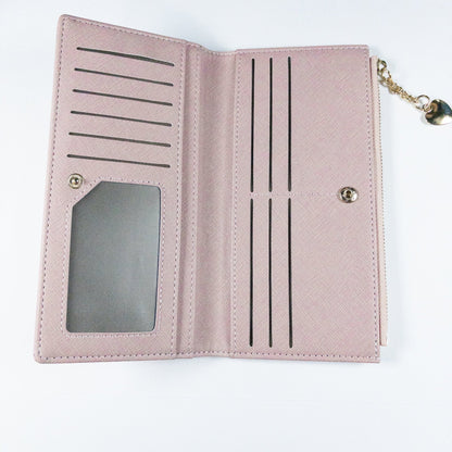 : Aureline Long Wallet - Petal Pink - Emilia Charms