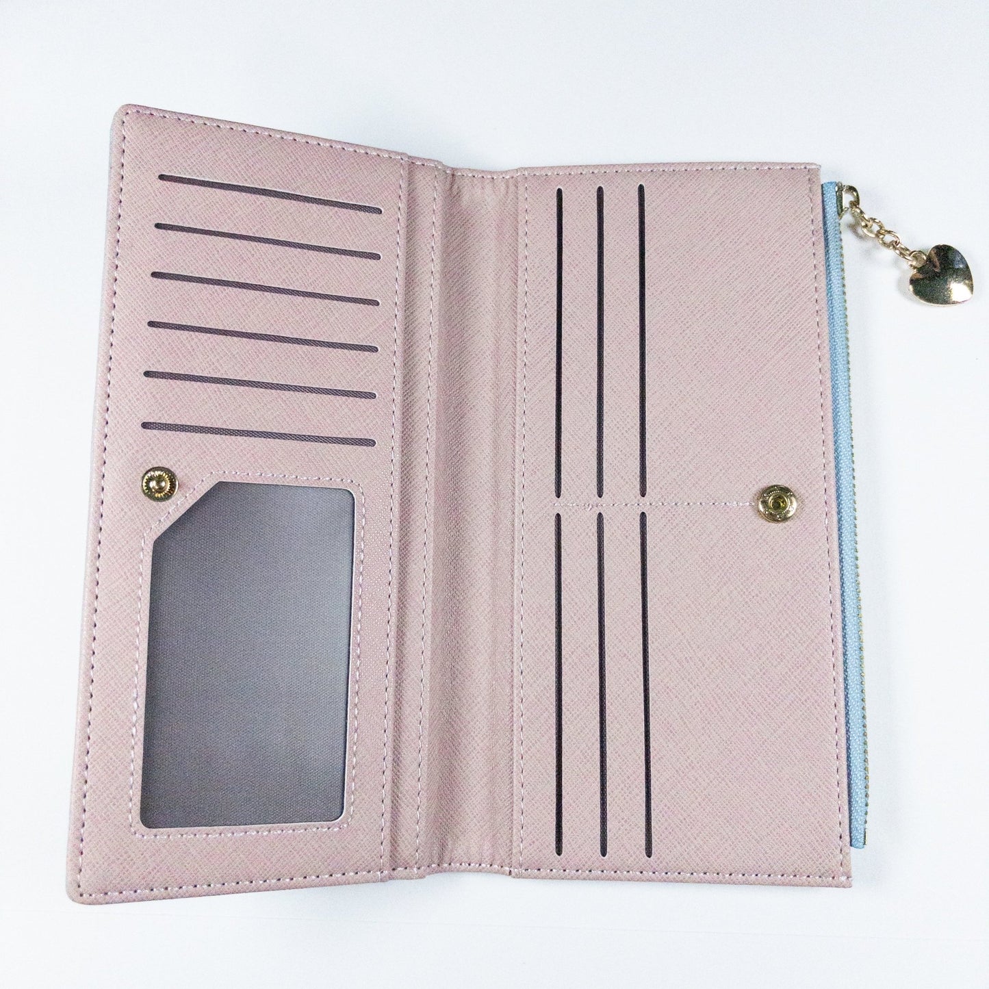 : Aureline Long Wallet - Sky Blue - Emilia Charms