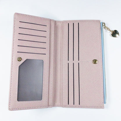 : Aureline Long Wallet - Sky Blue - Emilia Charms
