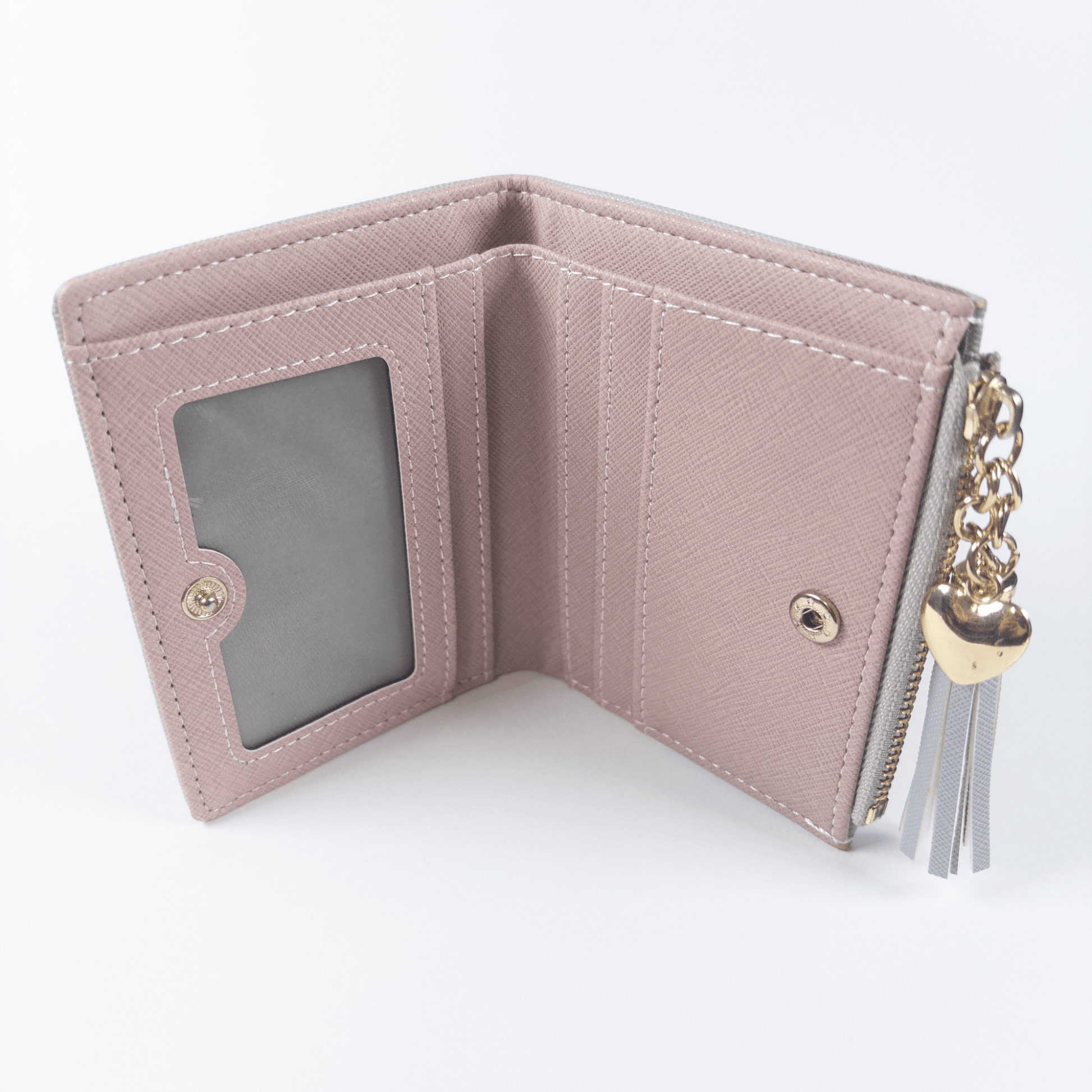 : Aureline Mini Wallet - Dove Gray - Emilia Charms