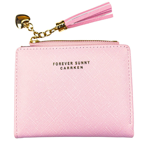 : Aureline Mini Wallet - Petal Pink - Emilia Charms
