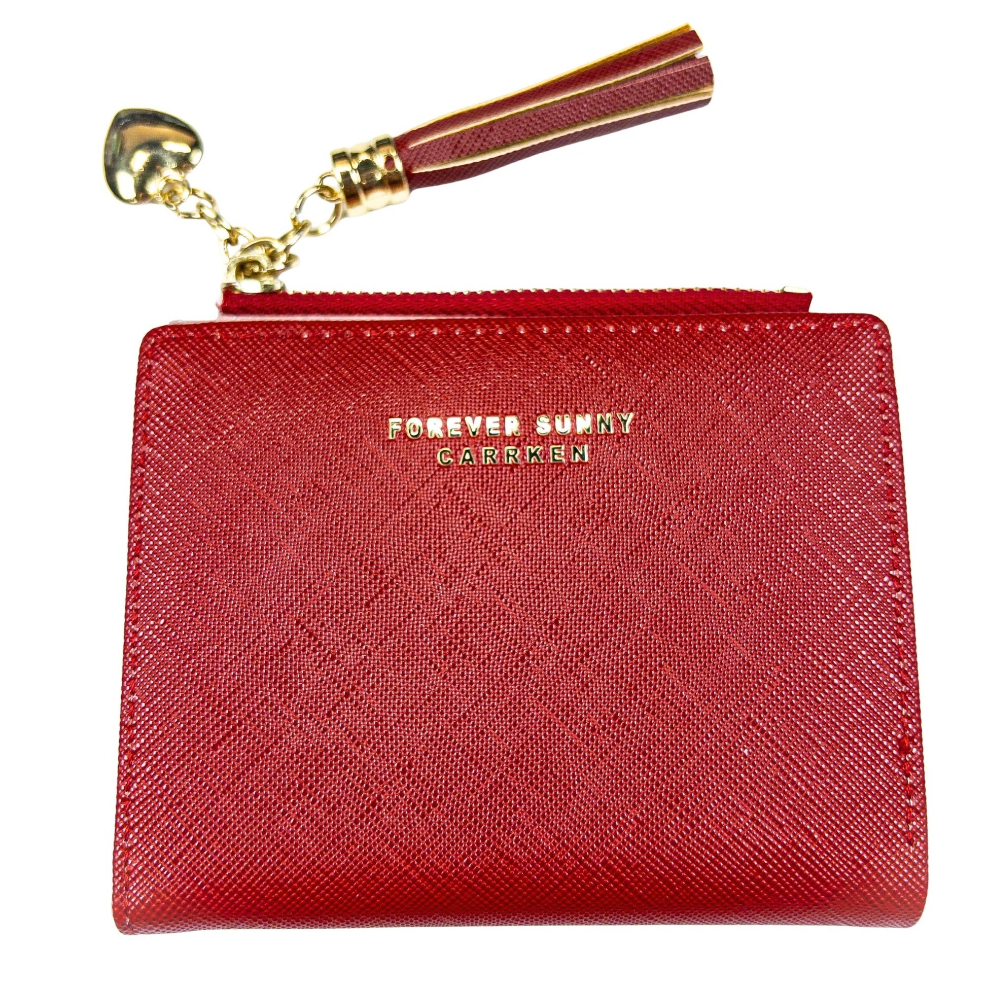: Aureline Mini Wallet - Ruby Red - Emilia Charms