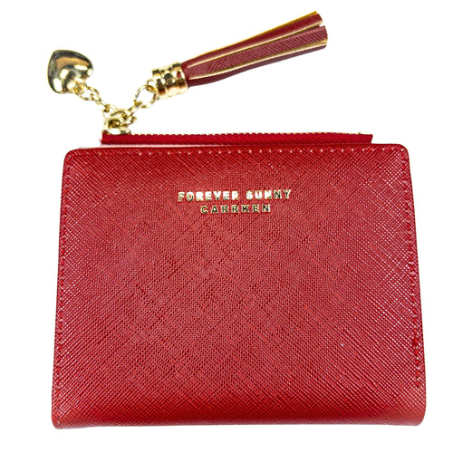 : Aureline Mini Wallet - Ruby Red - Emilia Charms