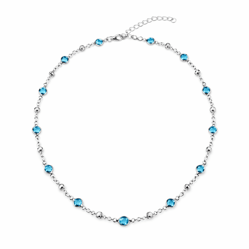 : Celestine Crystal Necklace - Emilia Charms