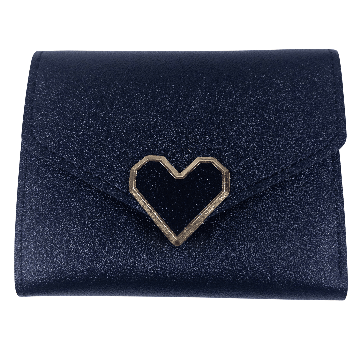 : Charmine Mini Wallet - Midnight Black - Emilia Charms