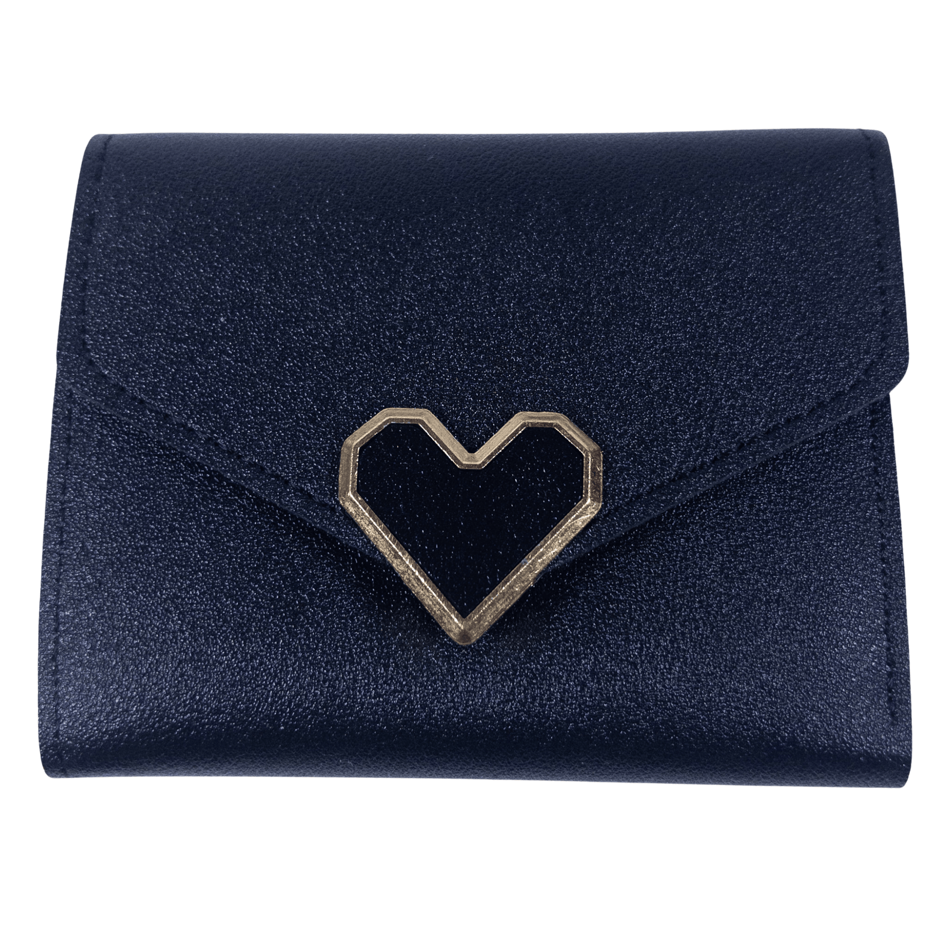 : Charmine Mini Wallet - Midnight Black - Emilia Charms