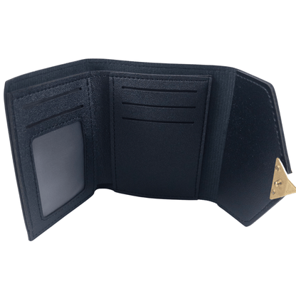 : Charmine Mini Wallet - Midnight Black - Emilia Charms