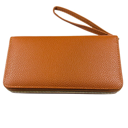 : Coraline Long Wallet - Chestnut Brown - Emilia Charms