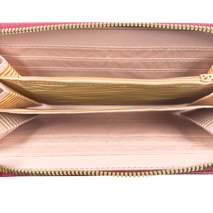 : Coraline Long Wallet - Ruby Red - Emilia Charms