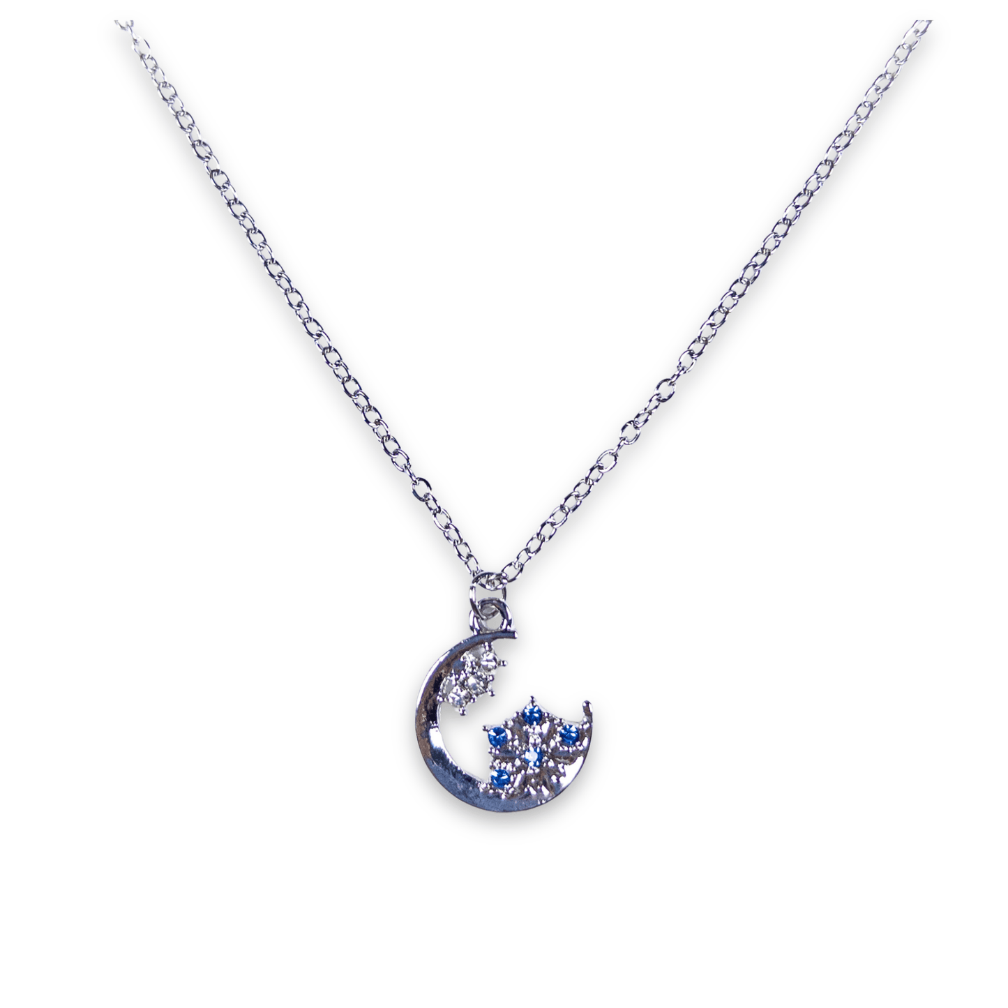 : Crescent Bloom Necklace - Emilia Charms