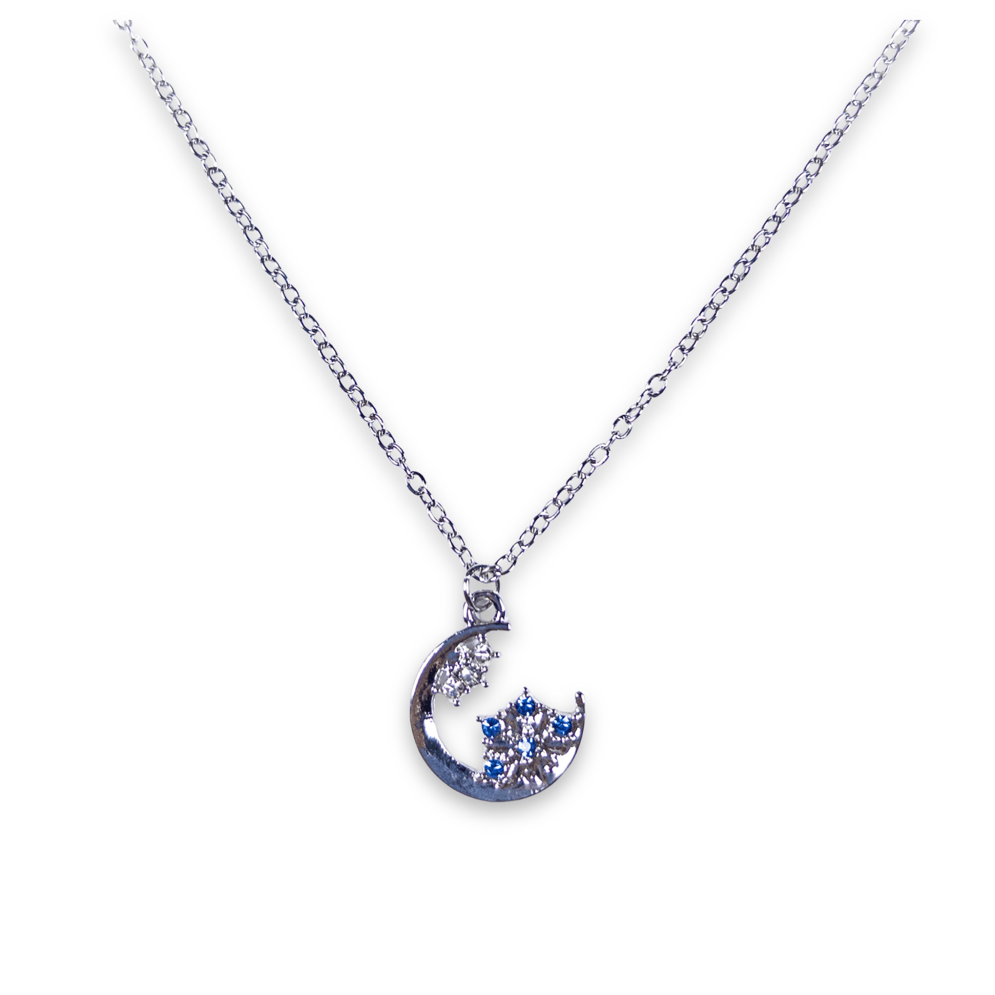: Crescent Bloom Necklace - Emilia Charms