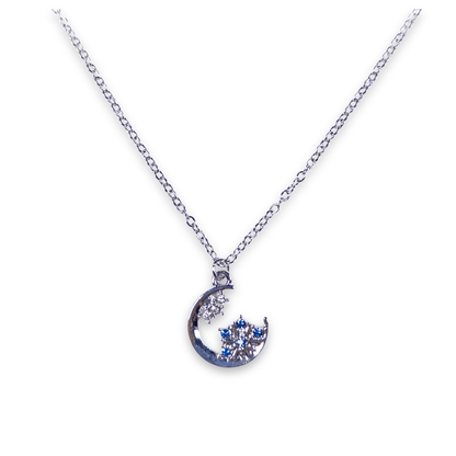 : Crescent Bloom Necklace - Emilia Charms
