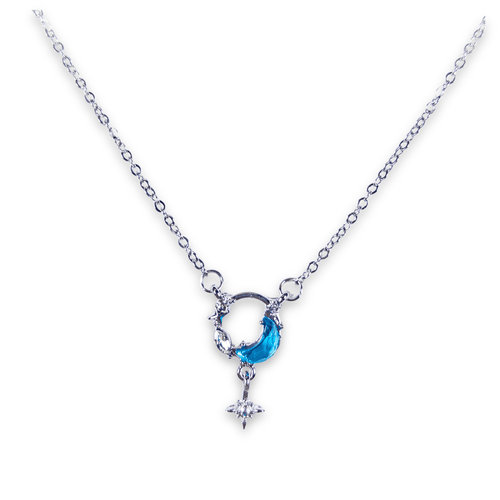 : Crescent Star Necklace - Emilia Charms