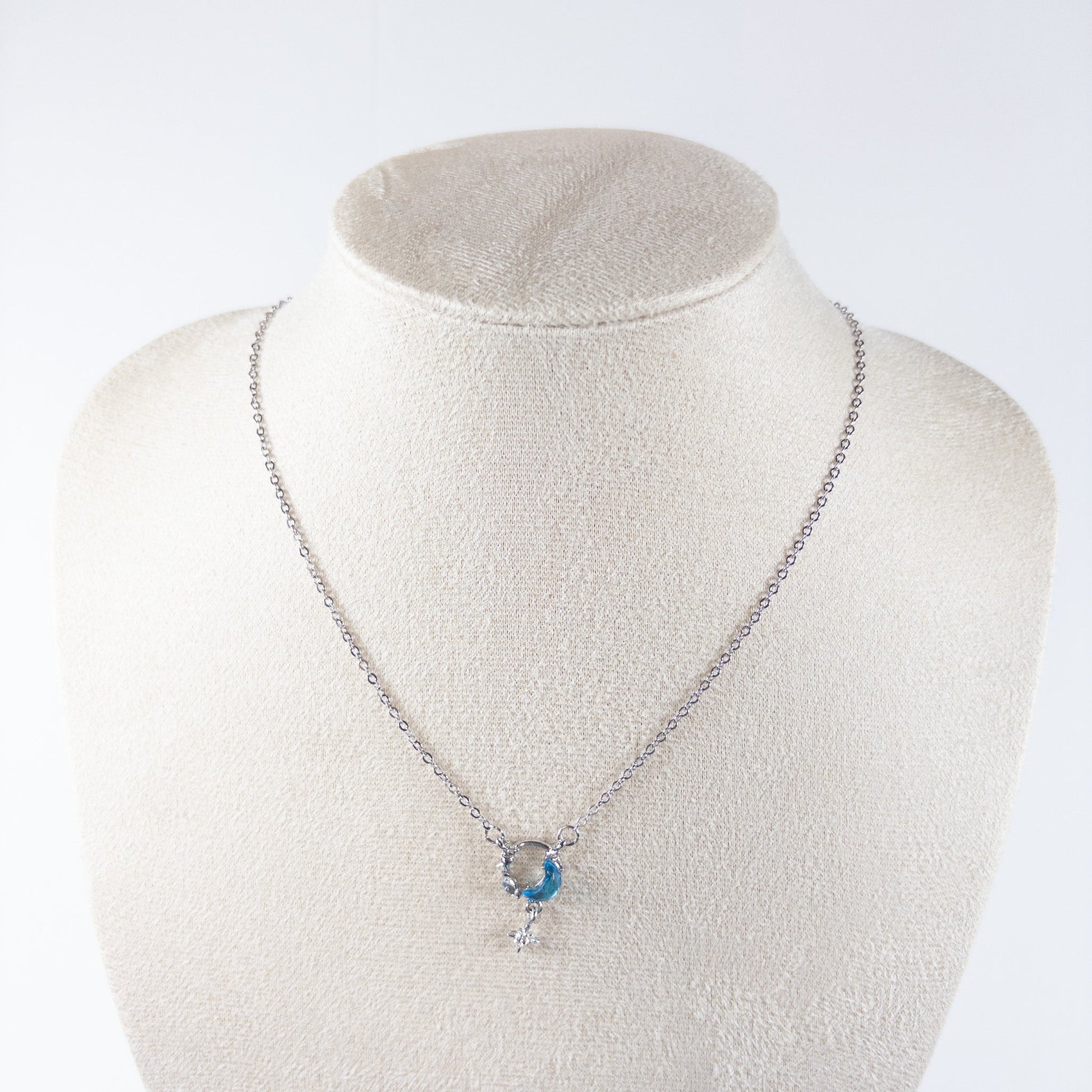: Crescent Star Necklace - Emilia Charms