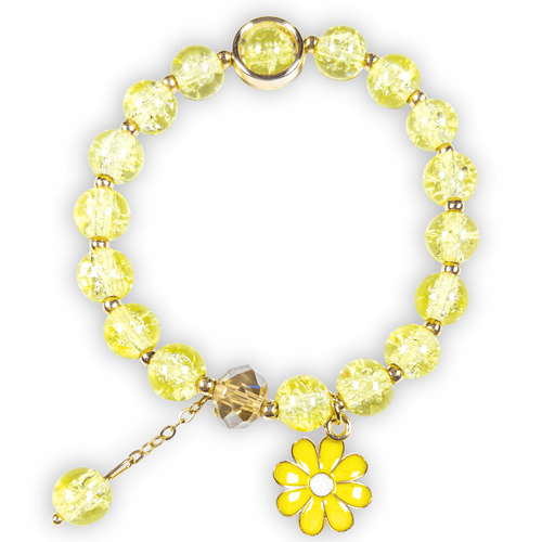 : Fleurine Charm Bracelet - Sunflower Bloom - Emilia Charms