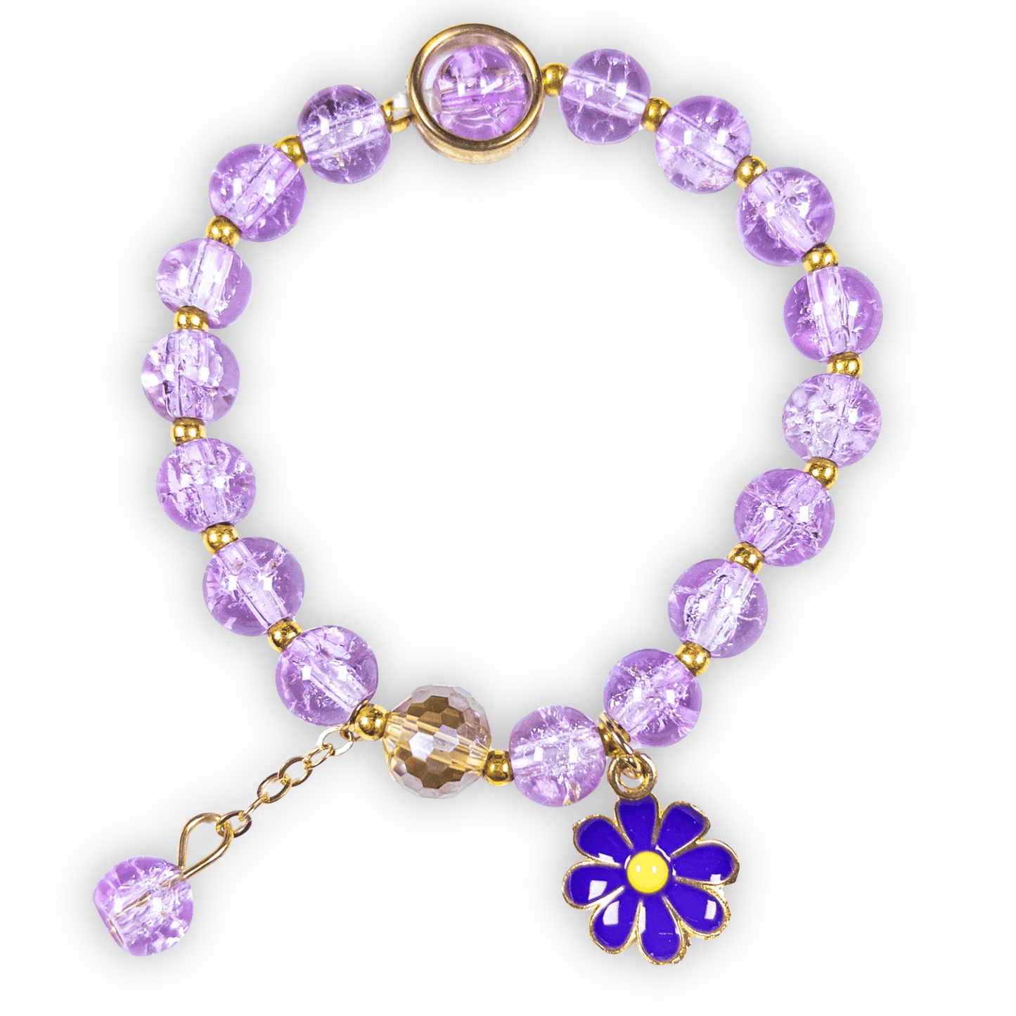 : Fleurine Charm Bracelet - Wisteria Bloom - Emilia Charms