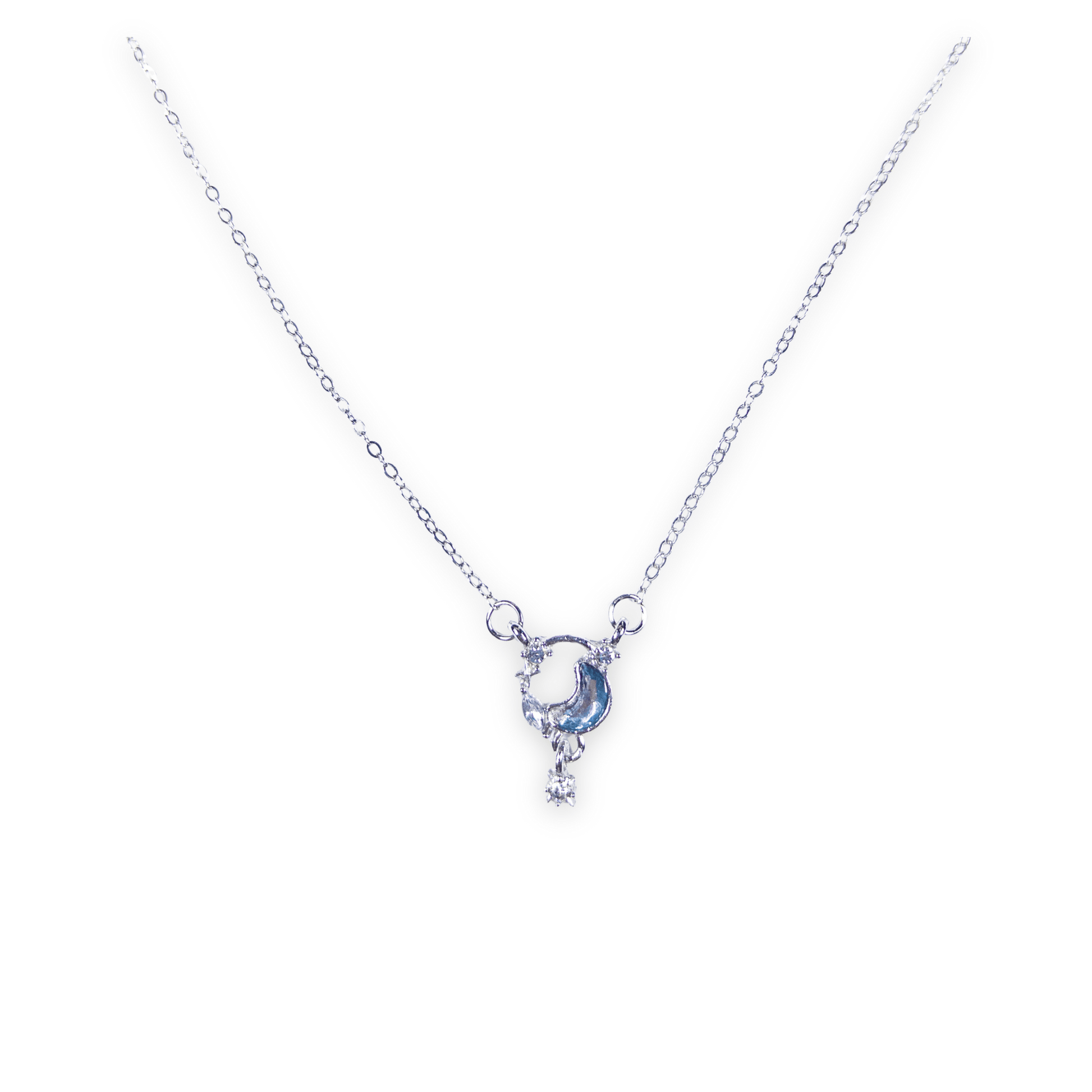 : Moonlit Crescent Necklace - Emilia Charms
