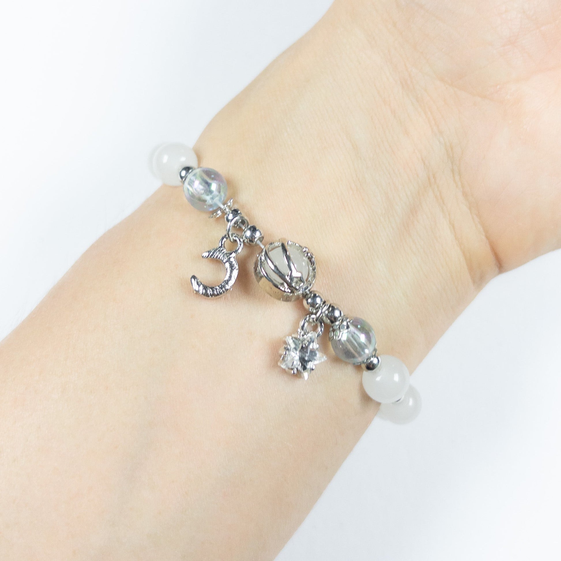 : Stelluna Charm Bracelet - Pearl White - Emilia Charms