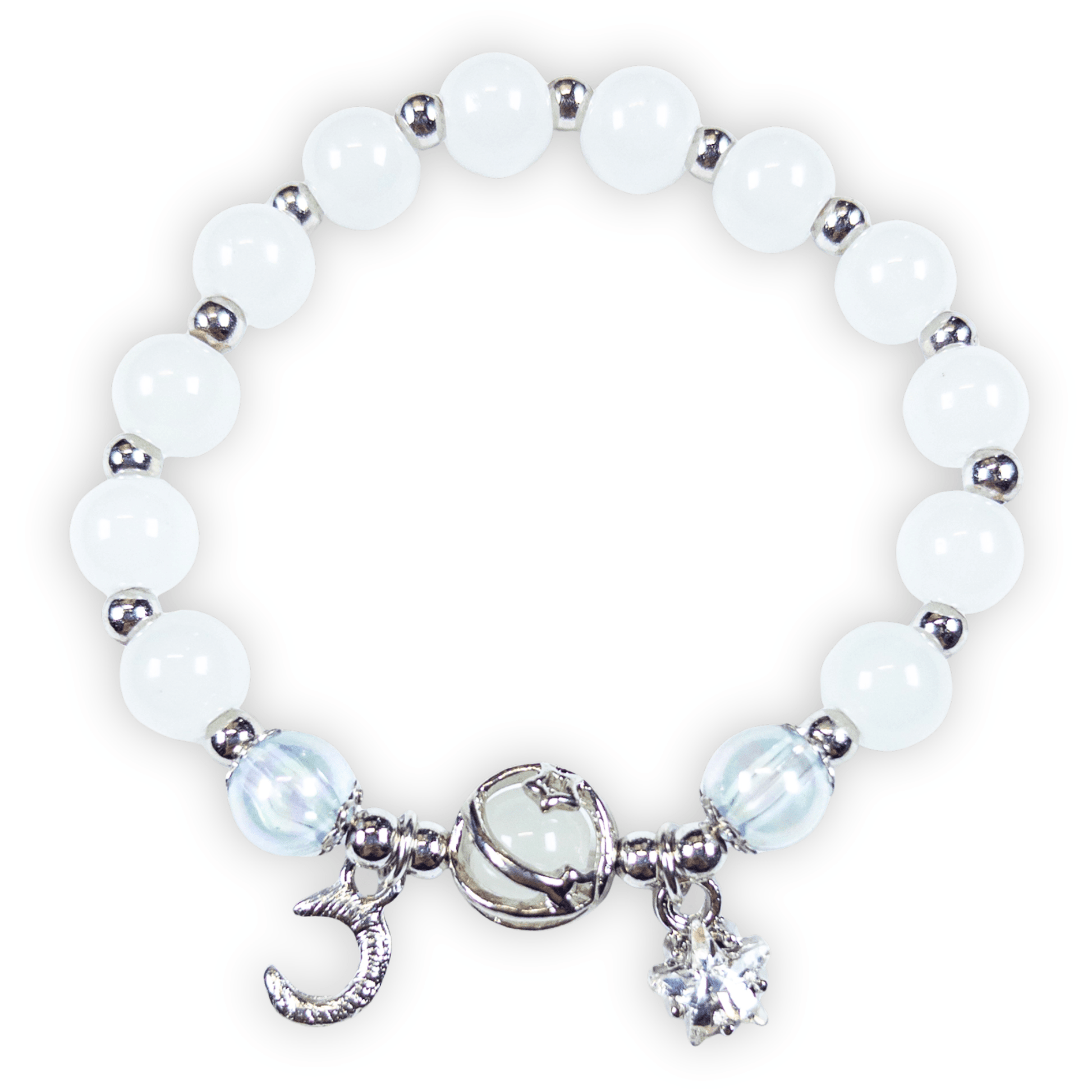 : Stelluna Charm Bracelet - Pearl White - Emilia Charms
