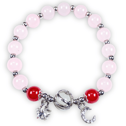 : Stelluna Charm Bracelet - Rose Pink - Emilia Charms