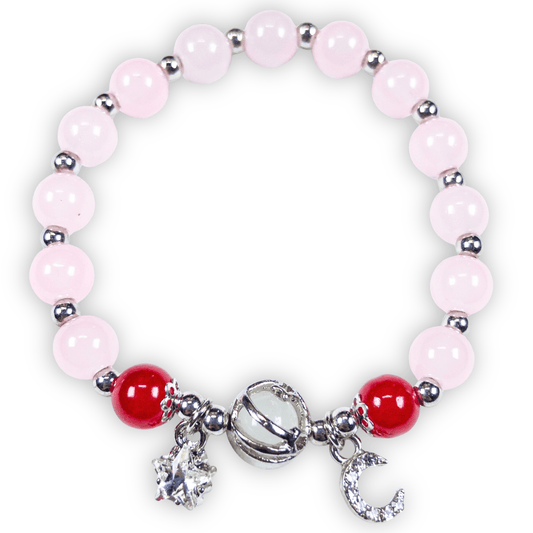 : Stelluna Charm Bracelet - Rose Pink - Emilia Charms