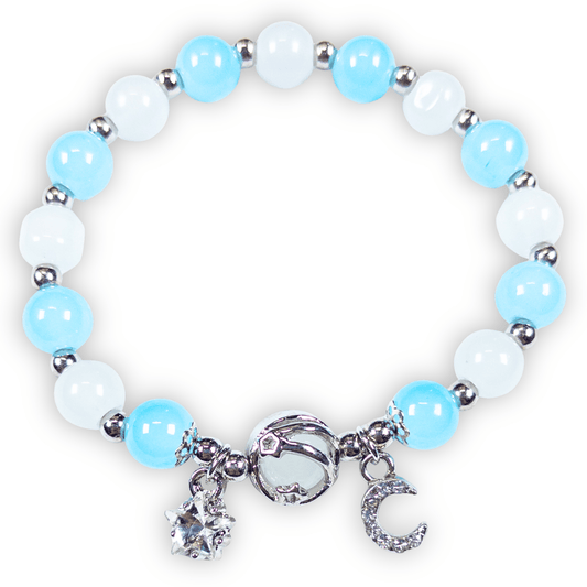 : Stelluna Charm Bracelet - Sky Blue - Emilia Charms