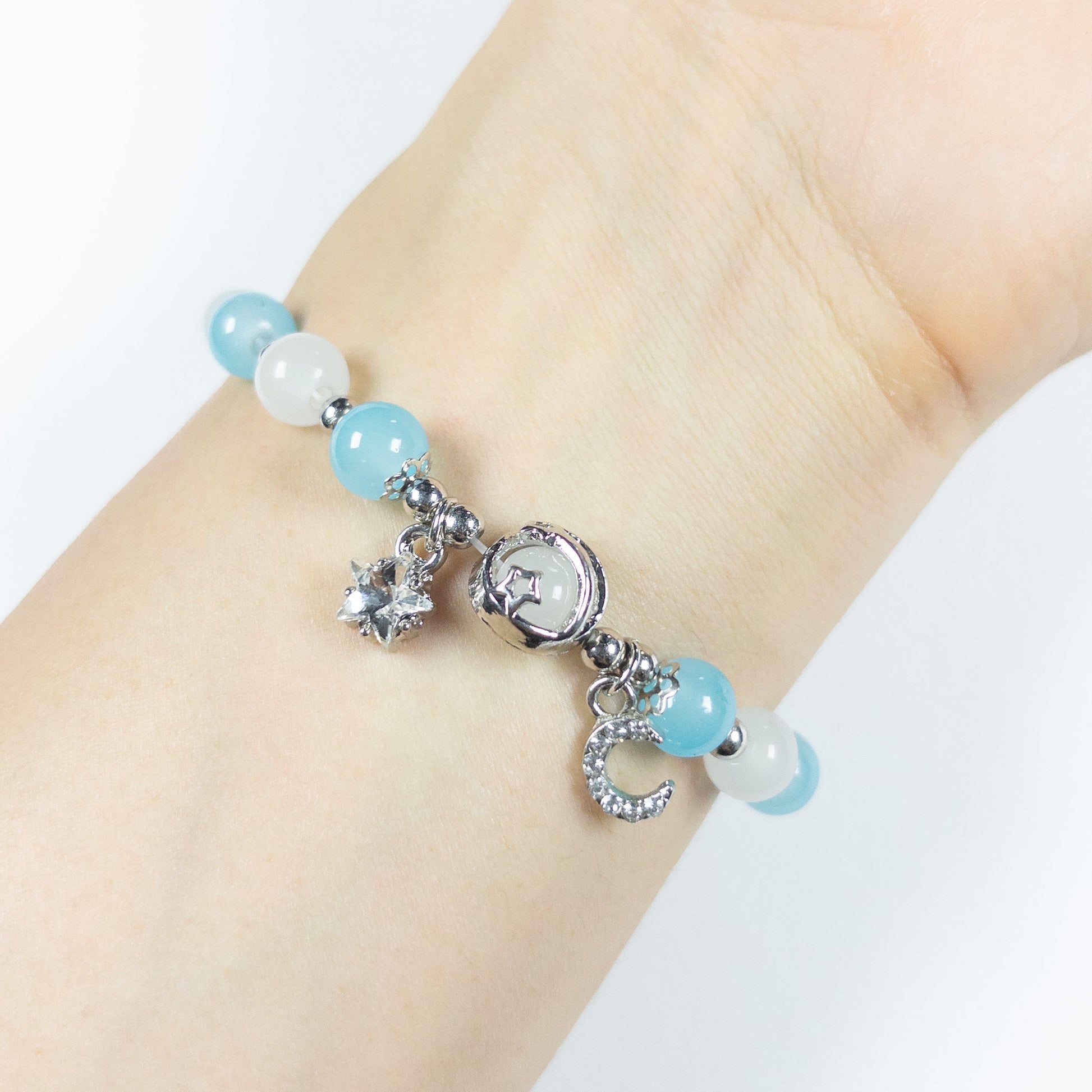 : Stelluna Charm Bracelet - Sky Blue - Emilia Charms