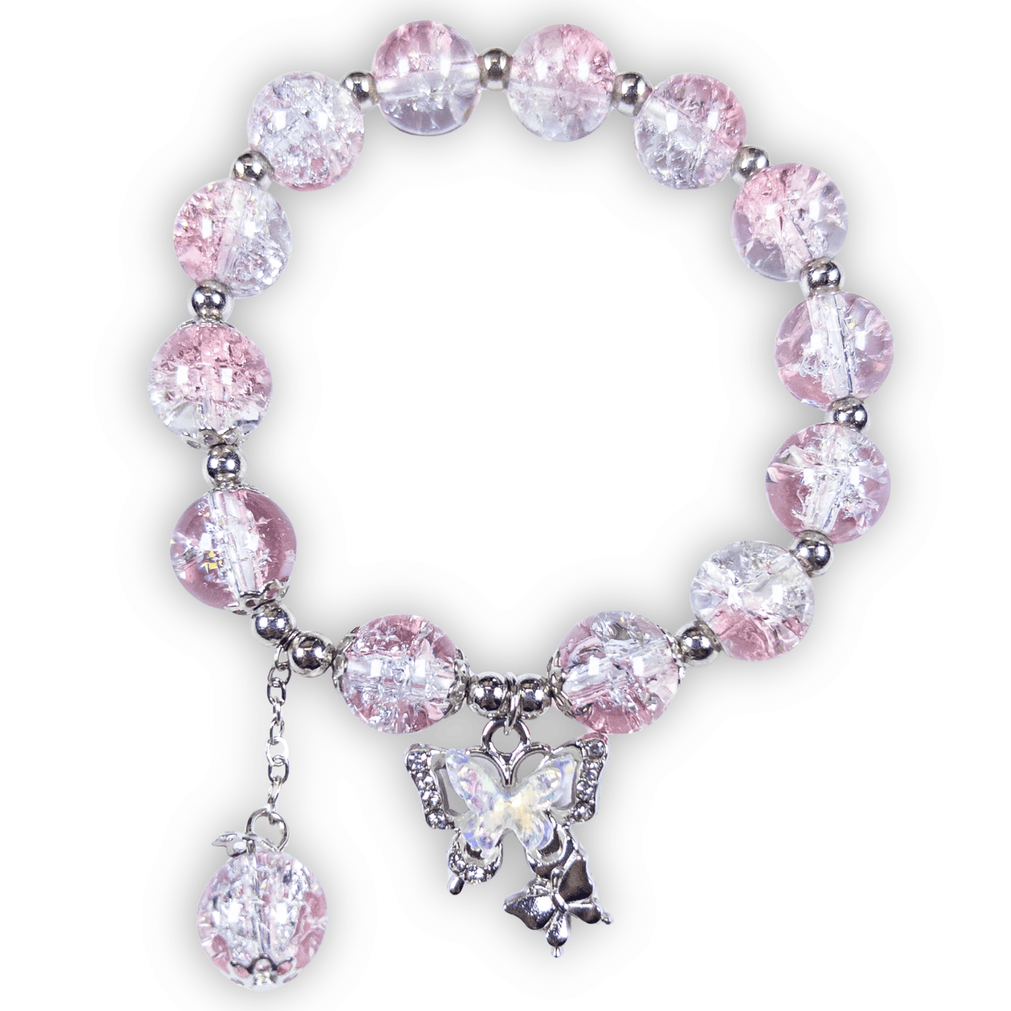 : Sylphira Charm Bracelet - Aurora Rose - Emilia Charms