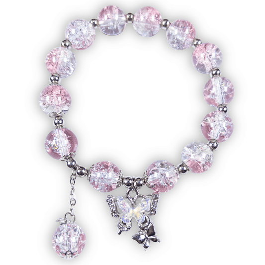 : Sylphira Charm Bracelet - Aurora Rose - Emilia Charms