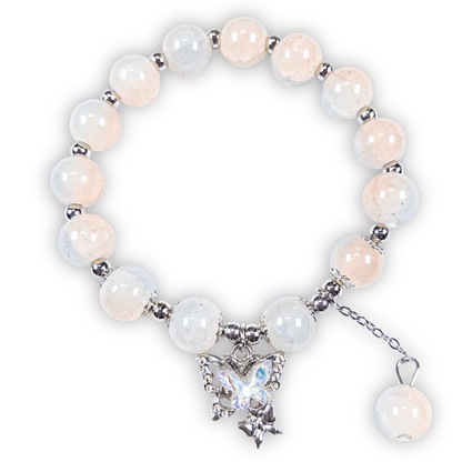 : Sylphira Charm Bracelet - Petal Blush - Emilia Charms